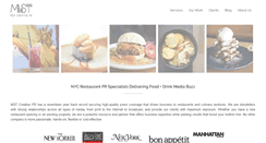 Desktop Screenshot of mstcreativepr.com