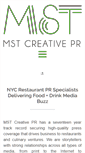 Mobile Screenshot of mstcreativepr.com