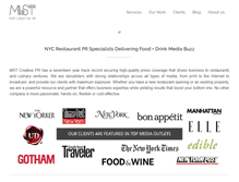 Tablet Screenshot of mstcreativepr.com
